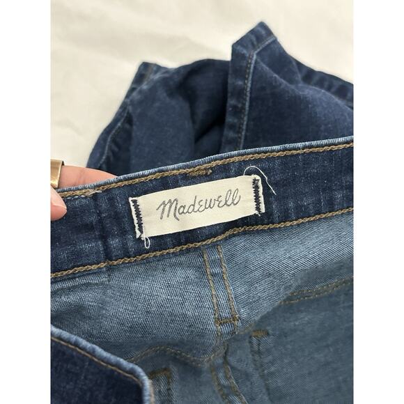 Madewell 10" High-Rise Skinny Skinny Jeans in Dark Wash Women Size 26 - Picture 5 of 9